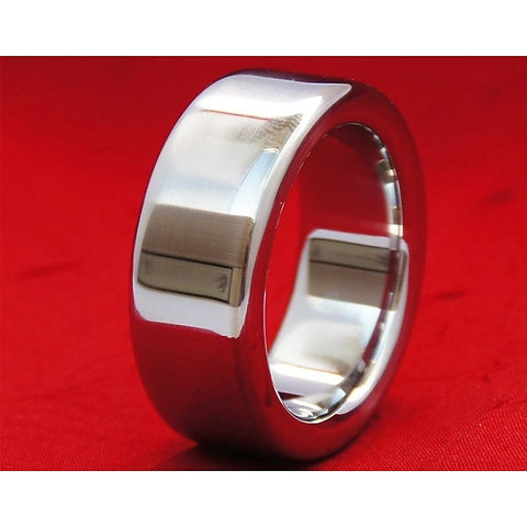 Titan Steel Wide Cock Ring By Hell'S Couture - Cock Rings
