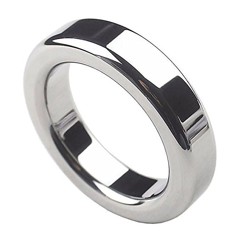 Titan Steel Wide Cock Ring By Hell'S Couture - Cock Rings