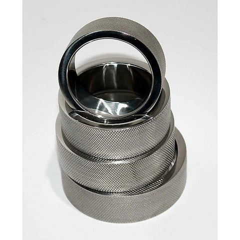 Knurled Surface Cock Ring 20Mm By Hell'S Couture - Cock Rings
