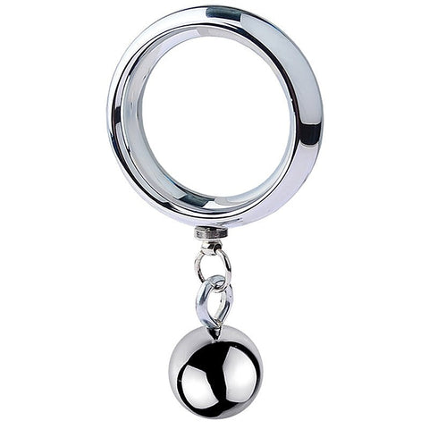 Testicle Stretcher With Steel Ball by BDStyle - Cock Rings