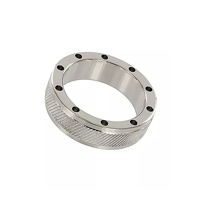 Cool & Knurl Steel Cock Ring By Hell'S Couture - Cock Rings