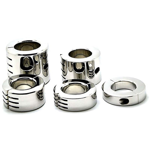 Hinged Ball Stretching Weight 65mm High by Hell's Couture - Ball and Cock Toys