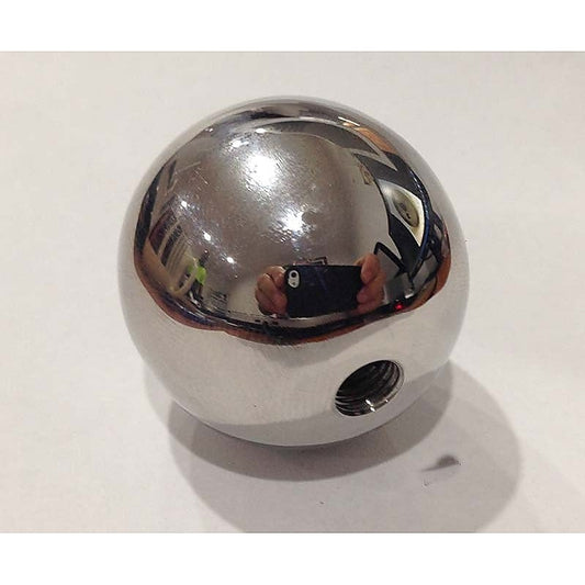 Stainless Steel Solid Threaded Sex Ball By Hell'S Couture - Love Eggs and Kegel Exercisers