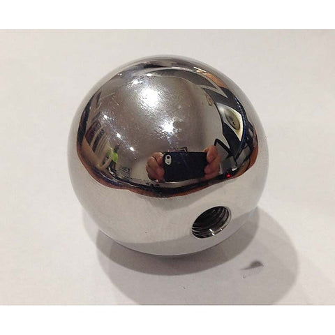 Stainless Steel Solid Threaded Sex Ball By Hell'S Couture - Love Eggs and Kegel Exercisers
