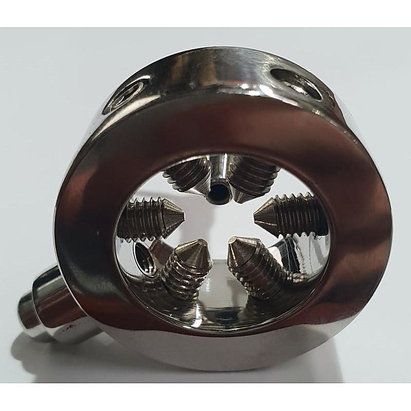 Carasutra Spiked Ring Cum Thru Penis Plug By Hell'S Couture - Penis Plugs