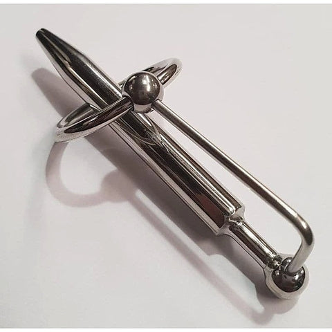 Gauge Penis Plug Smooth With Glans Ring By Hell'S Couture - Penis Plugs