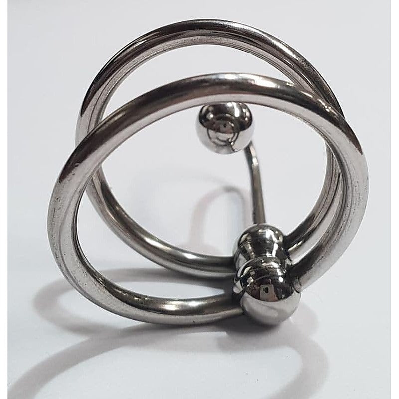 Dual Glans Rings by Hell's Couture - Penis Plugs