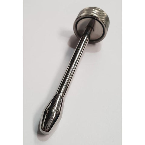 Steel Vibrating Urethral Plug Medium By Hell'S Couture - Penis Plugs