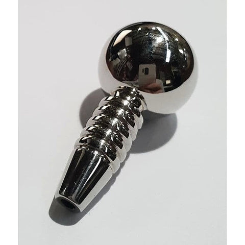 Imgar Ribbed Sperm Stoppers By Hell'S Couture - Penis Plugs