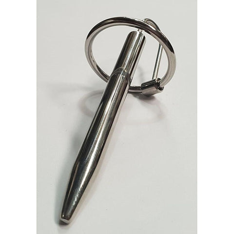 Prince Albert Penis Wand With Glans Ring by Hell's Couture - Penis Plugs