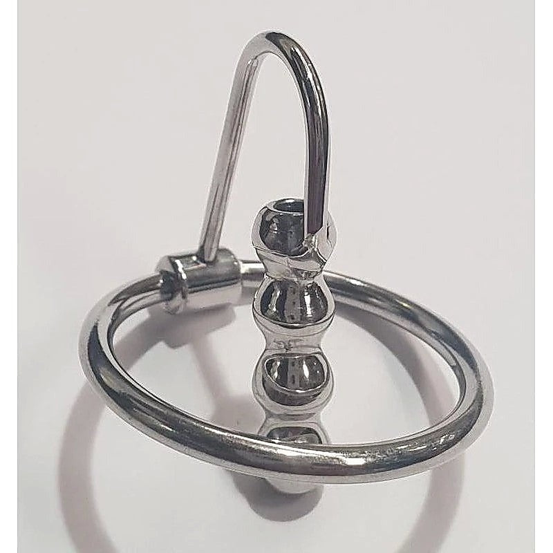 Ribbed Dream Penis Plug & Glans Ring By Hell'S Couture - Penis Plugs
