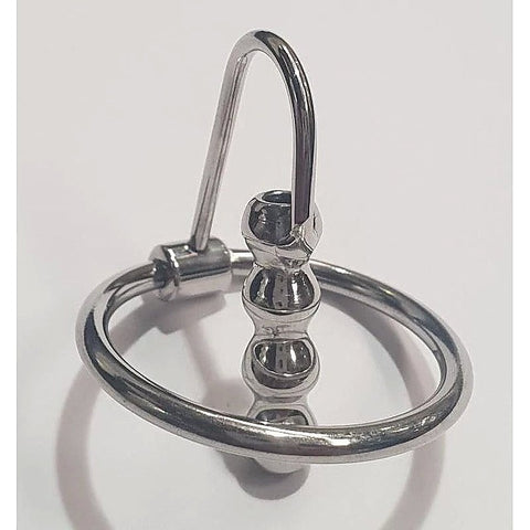 Ribbed Dream Penis Plug & Glans Ring By Hell'S Couture - Penis Plugs