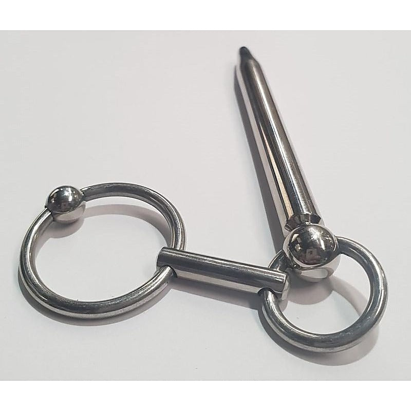 Princes Wand With Glans Ring And Ball By Hell'S Couture - Penis Plugs