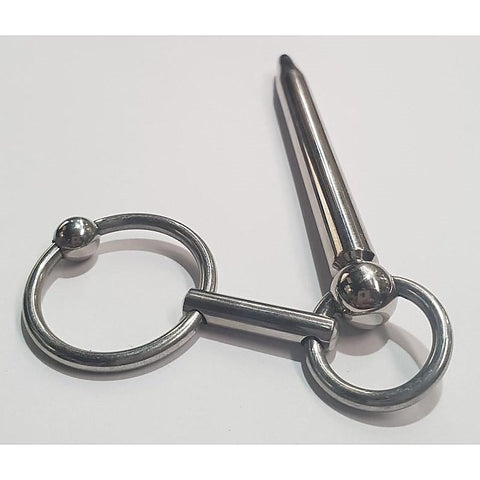 Princes Wand With Glans Ring And Ball By Hell'S Couture - Penis Plugs