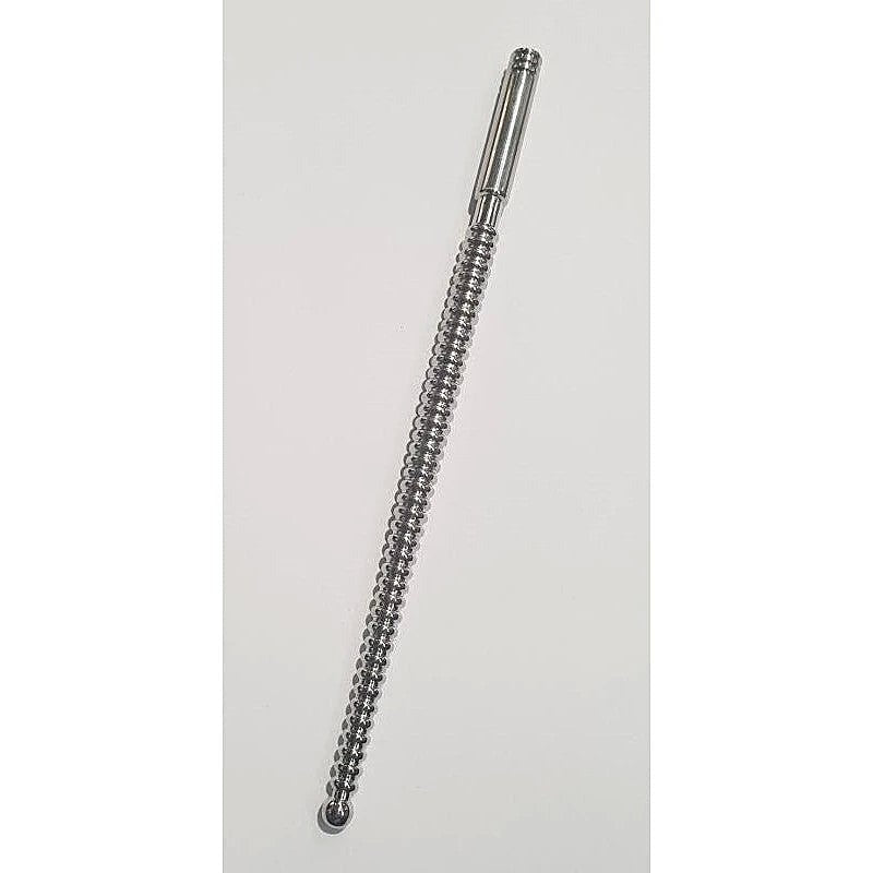Urethral Ribbed Dominator Grooving Sound By Hell'S Couture - Penis Plugs
