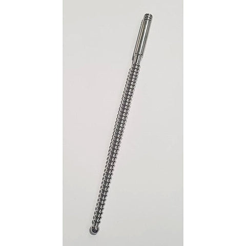 Urethral Ribbed Dominator Grooving Sound By Hell'S Couture - Penis Plugs