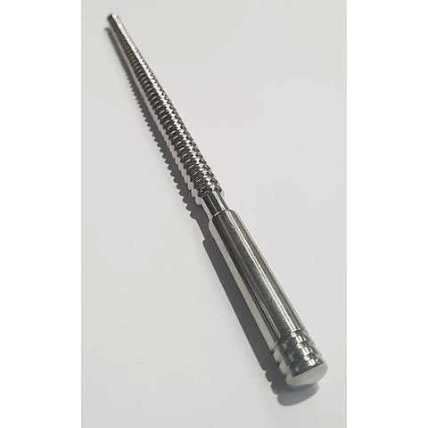 Urethral Ribbed Dominator Grooving Sound By Hell'S Couture - Penis Plugs