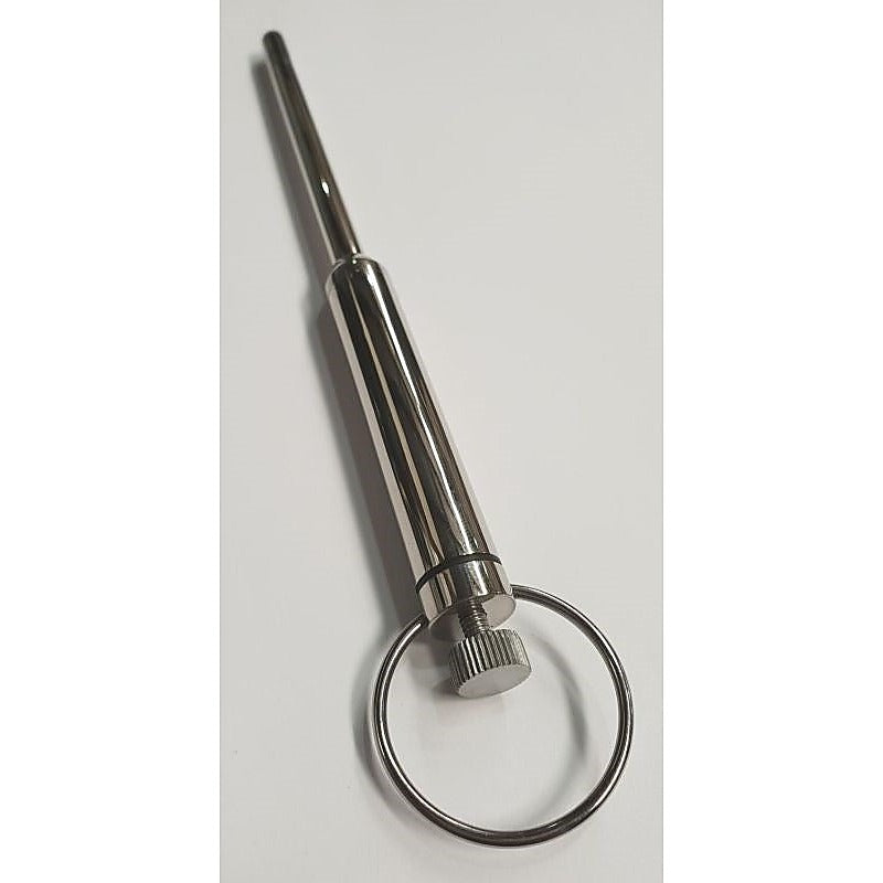 Loretta Vibrating Steel Urethral Wand by Hell's Couture - Penis Plugs