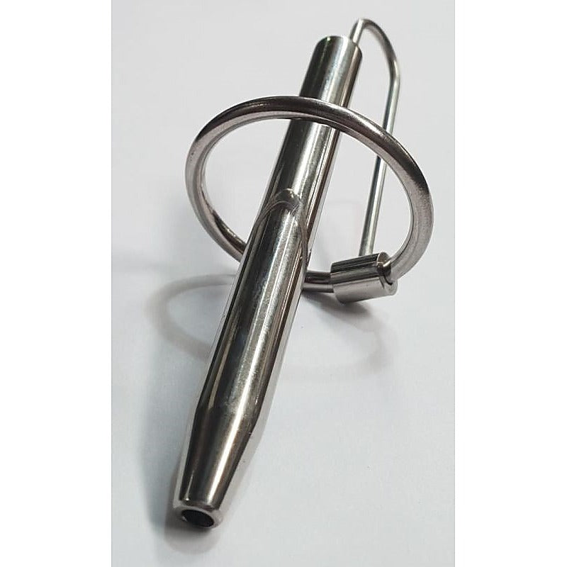 Pierceless Steel Princes Wand and Glans Ring - Penis Plugs