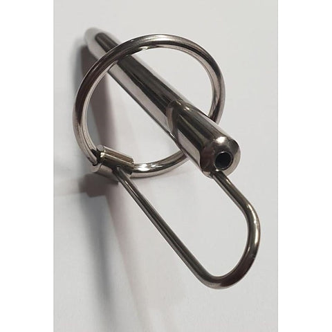 Pierceless Steel Princes Wand and Glans Ring - Penis Plugs