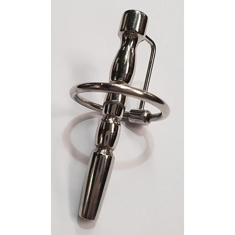 Apollo Cum Thru Cock Plug & Glans Ring by Hell's Couture - Penis Plugs