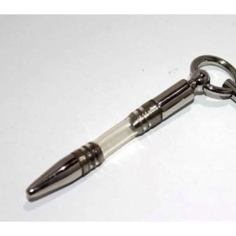 Flexible Penis Plug With Steel Glans Ring By Hell'S Couture - Penis Plugs