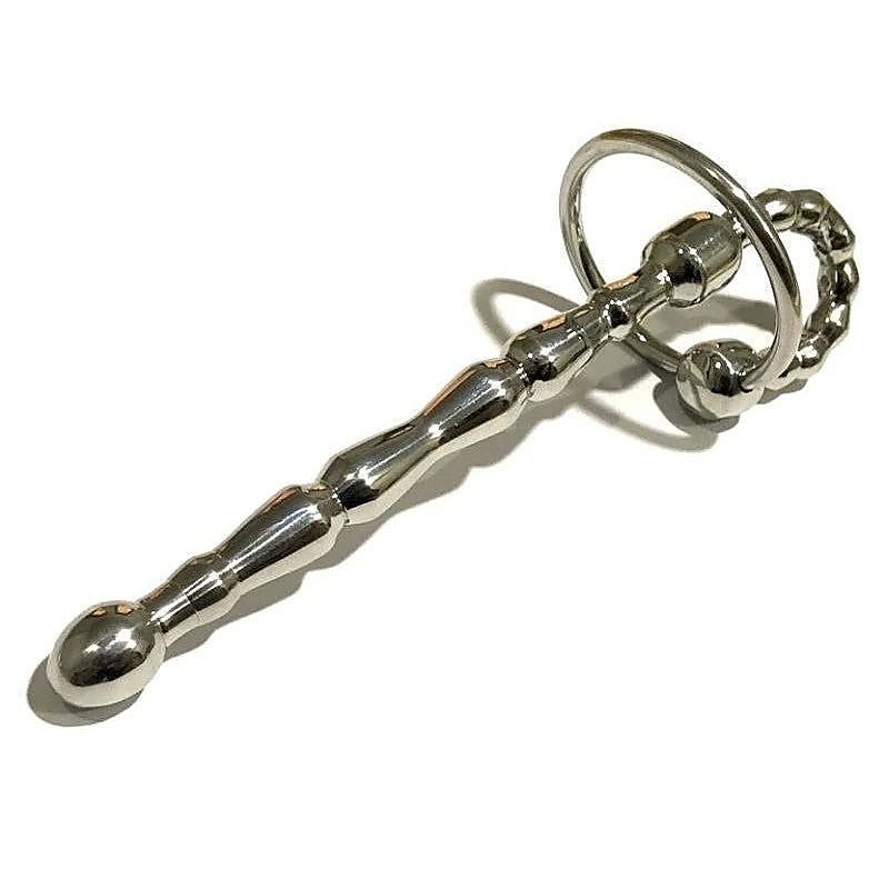 Spinal Penis Plug With Glans Ring By Hell'S Couture - Penis Plugs