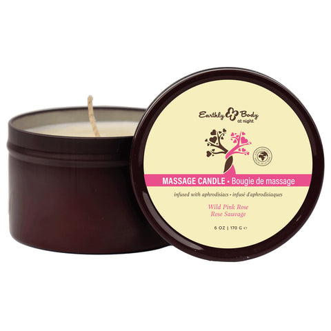 Aphrodisiac Scented Massage Candle 170 g by Earthly Body