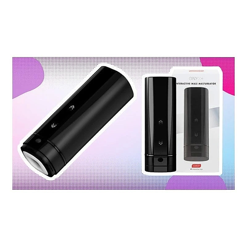 Premium Quality Onyx Male Masturbator By Kiiroo - Masturbators and Strokers