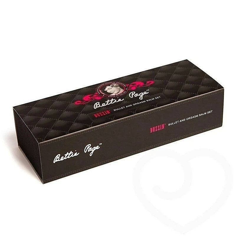 Bettie Page Buzzin Bullet And Balm Set By Love Honey - Bullet Vibrators