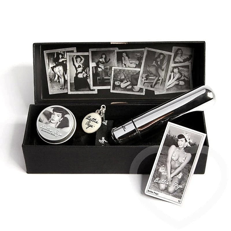 Bettie Page Buzzin Bullet And Balm Set By Love Honey - Bullet Vibrators