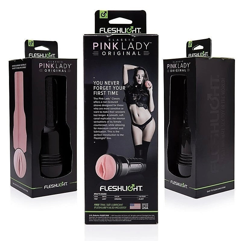 Fleshlight Pink Lady Original Masturbator and Lubricant Value Pack - Masturbators and Strokers