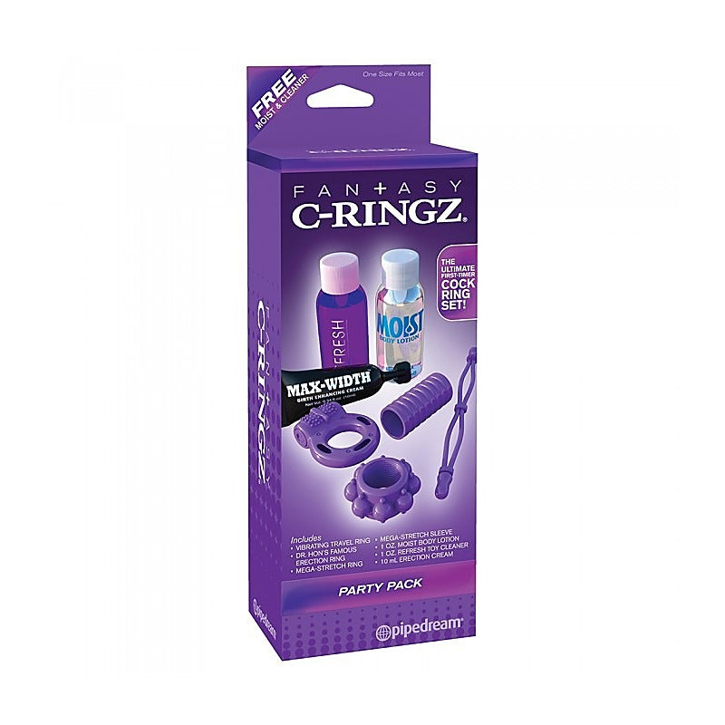 Fantasy C-Ringz Party Pack By Pipedream Products - Rabbit Vibrators