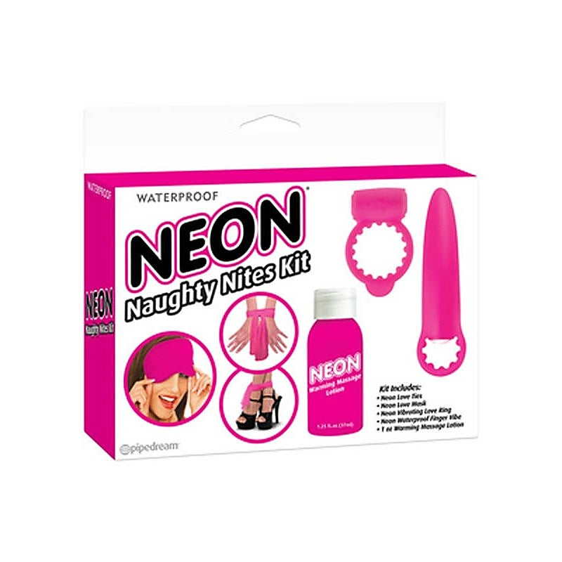 Neon Naughty Nites Adult Toys Kit By Pipedream - Rabbit Vibrators