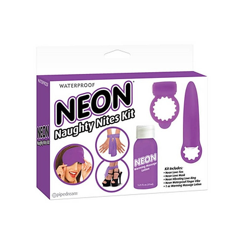 Neon Naughty Nites Adult Toys Kit By Pipedream - Rabbit Vibrators