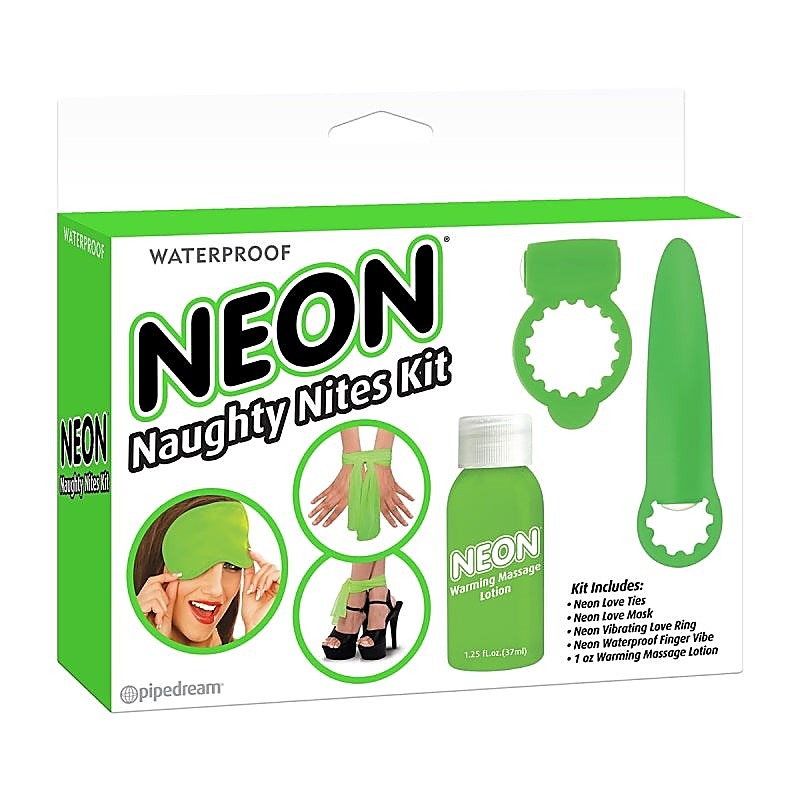 Neon Naughty Nites Adult Toys Kit By Pipedream - Rabbit Vibrators