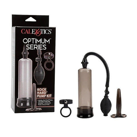 CalExotics Optimum Series Rock Hard Penis Pump Kit - Pumps, Extenders and Sleeves