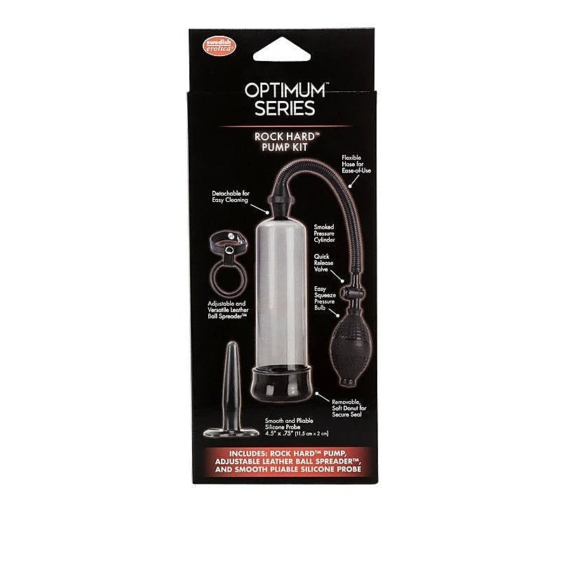 CalExotics Optimum Series Rock Hard Penis Pump Kit - Pumps, Extenders and Sleeves