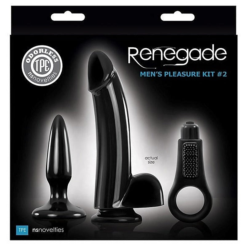 Renegade Mens Pleasure Kit No.2 Black By Ns Novelties - Sex Kits