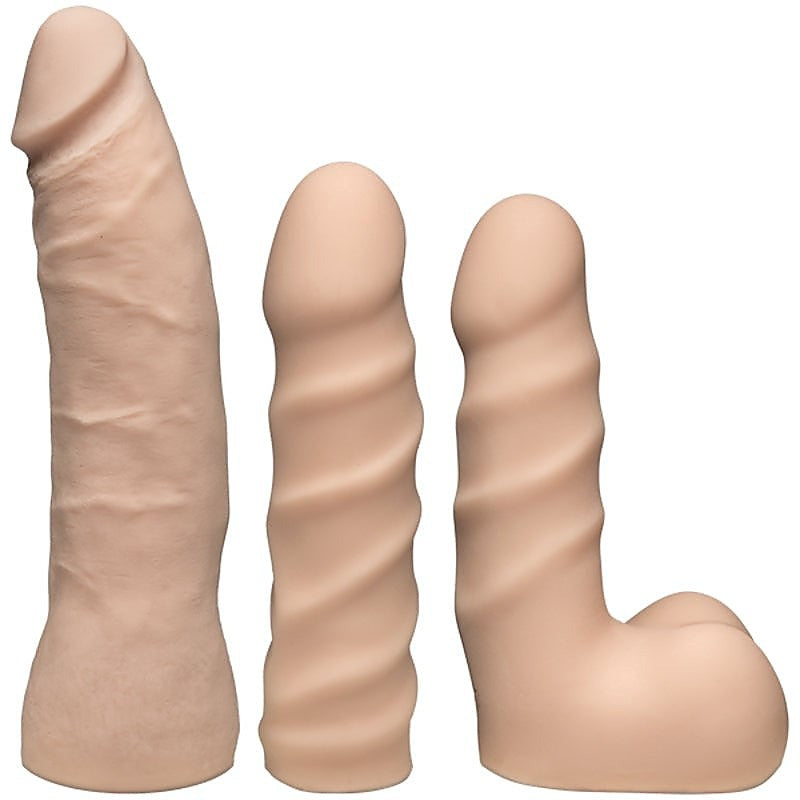 Vac-U-Lock Dual Density Starter Set By Doc Johnson - Strap On Sextoys
