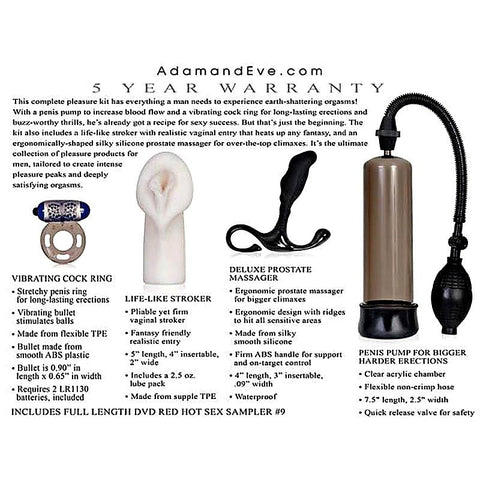 All A Man Needs Kit by Adam & Eve - Sex Kits