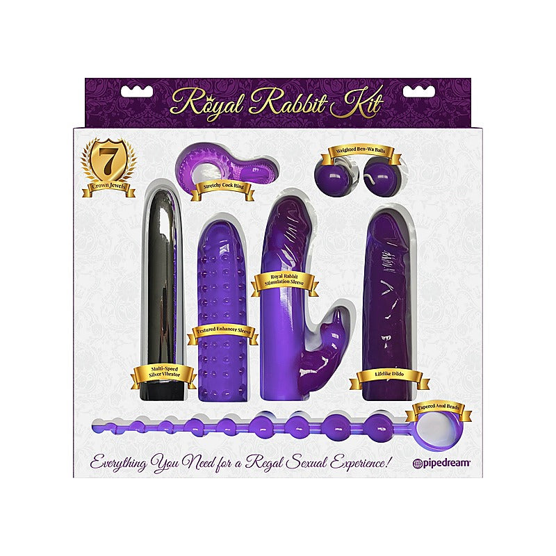 7 Piece Royal Rabbit Vibrators Kit By Pipedream - Sex Kits