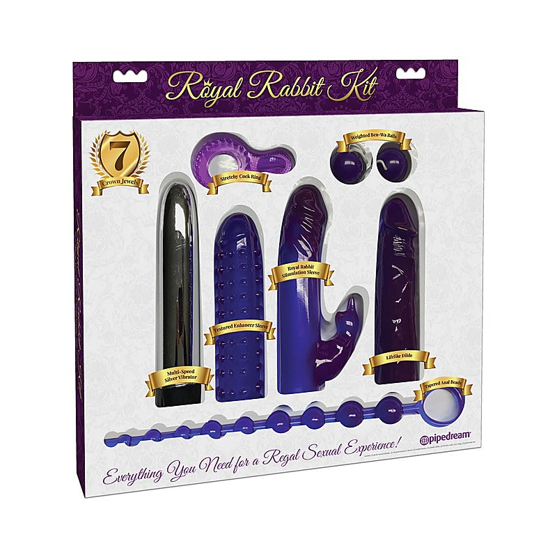 7 Piece Royal Rabbit Vibrators Kit By Pipedream - Sex Kits