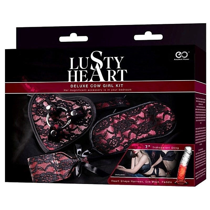 Lusty Heart Deluxe Cow Girl Kit By Nanma Corporation - Sex Kits
