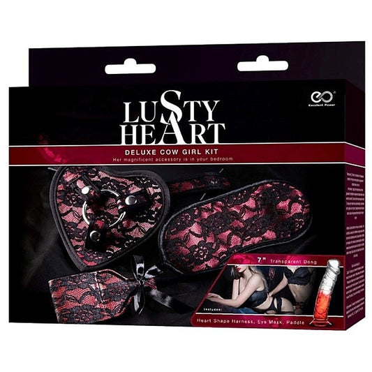 Lusty Heart Deluxe Cow Girl Kit By Nanma Corporation - Sex Kits