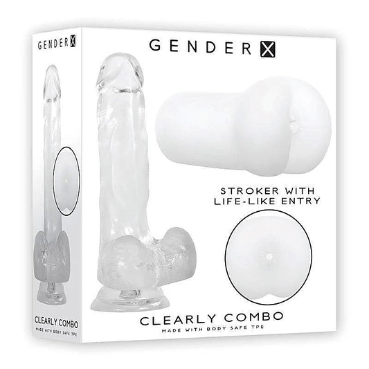 Gender X CLEARLY COMBO - Crystal-Clear Pleasure for Elevated Intimacy - Sex Kits