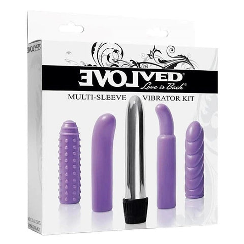 Evolved Multi-Sleeve Vibrator - 5 Ecstatic Experiences - Sex Kits