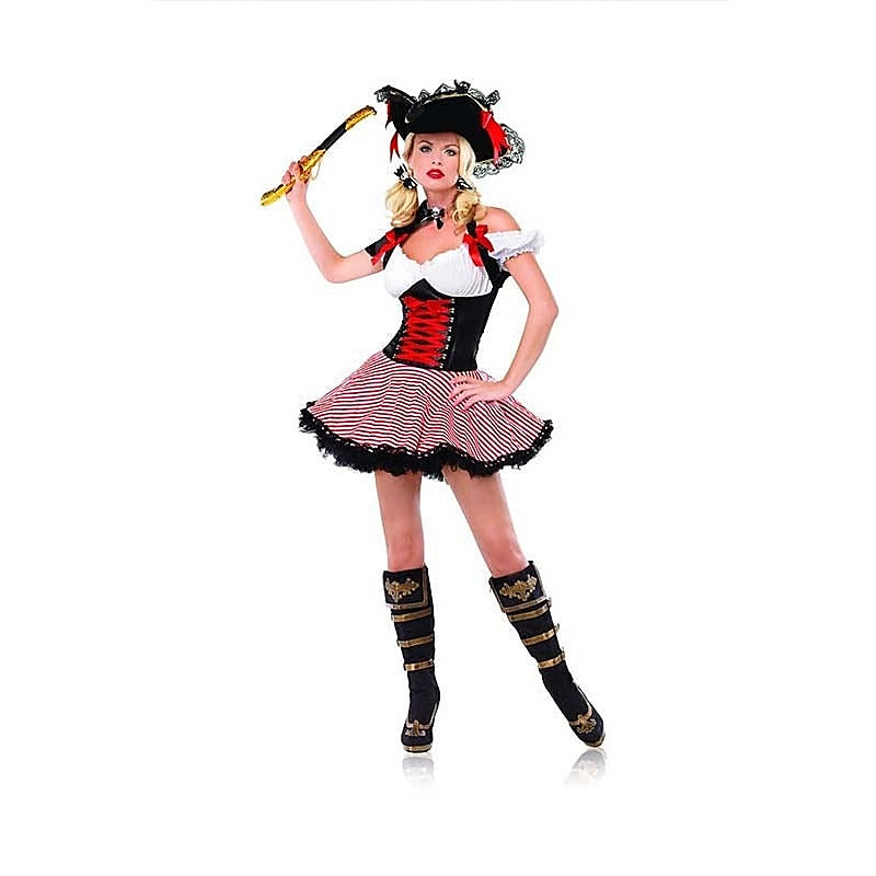 Pirate Wench Sexy Adult Costume By Leg Avenue - Fancy Dress Ups
