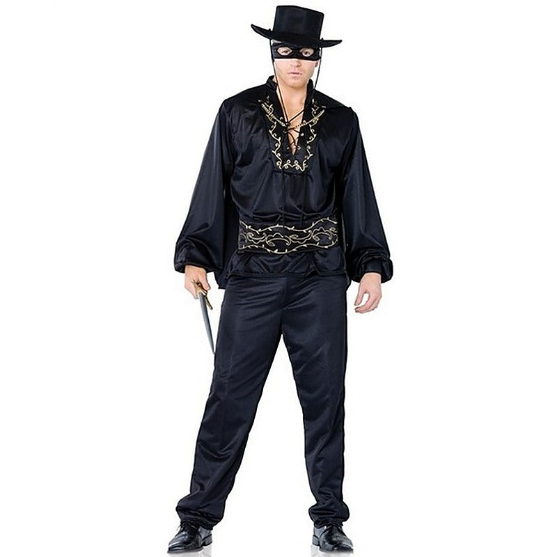 Masked Spanish Hero Costume By Leg Avenue - Fancy Dress Ups