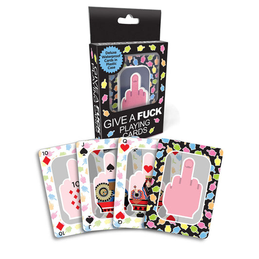Little Genie Give A Fuck Waterproof Novelty Playing Cards - Sex Games, Coupons and Tricks